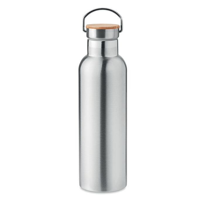 Bouteille publicitaire double paroi 750ml HELSINKI MED silver mate